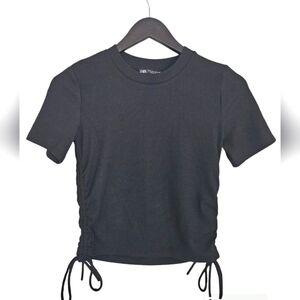 Zara Black Short Sleeve Tee